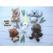  Australia animals PDF Pattern baby mobile sewing pattern