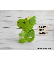 Dragon felt pattern PDF