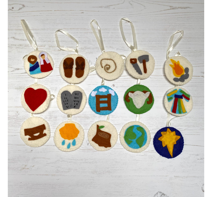 PDF pattern Jesse Tree Ornaments Templates for Jesse Tree Advent Calendars Jesse Tree Activity Kids Christmas Craft Advent calendar diy