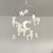 Lamb baby  crib mobile Sheep nursery mobile Neutral nursery decor Baby shower gift