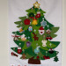 Christmas Tree Advent Calendar with 24 Ornament