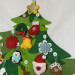 Christmas Tree Advent Calendar with 24 Ornament
