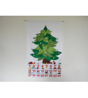 Felt Christmas Tree Advent Calendar PDF Pattern + ornaments