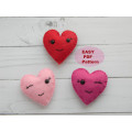 Felt Heart Ornament Pattern: Kawaii Valentine's Garland (PDF Pattern)