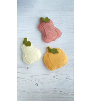 Felt pumpkin PDF pattern ornaments autumn decoration