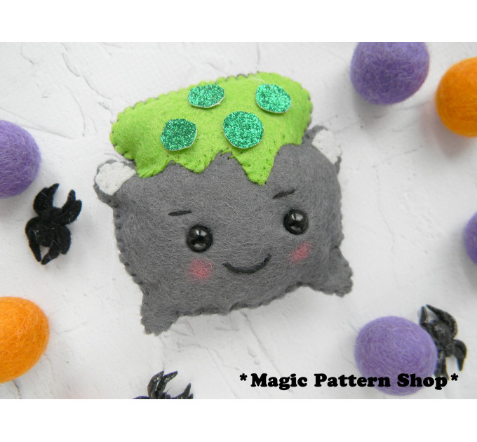 Halloween Felt sewing pattern PDF