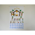 Nativity Advent Calendar + 24 christmas Ornaments 