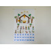 Nativity Advent Calendar + 24 christmas Ornaments 