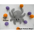 Spider felt ornament pattern