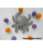 Spider felt ornament pattern PDF