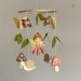 Fairy baby mobile for girl Nursery mobile woodland Nursery decor Fairy garden mobile Hanging felt mobile Baby shower gift idea