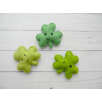 Felt Shamrock Ornament PDF Pattern: St. Patrick's Day Sewing (Digital Download)