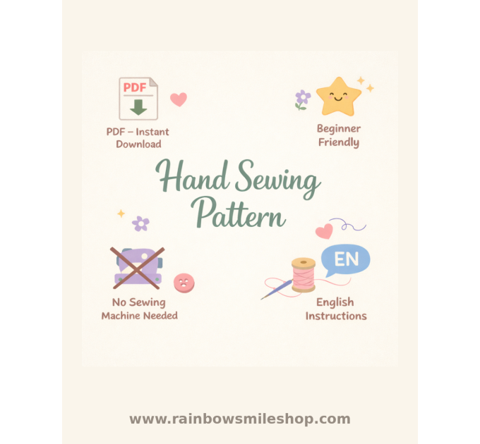 Felt St. Patrick's Day Ornament Pattern Set: Shamrock, Leprechaun (PDF Pattern)