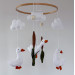 Minimalist Felt Goose Baby Mobile – Neutral Nursery Bird Decor