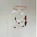 Minimalist Felt Goose Baby Mobile – Neutral Nursery Bird Decor