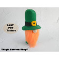 Leprechaun Gnome Sewing Pattern: Easy St. Patrick's Day Decor (PDF Pattern)