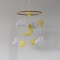 Celestial Moon and Stars Handmade Celestial Baby Mobile — Moon, Stars & Clouds