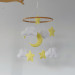 Celestial Moon and Stars Handmade Celestial Baby Mobile — Moon, Stars & Clouds