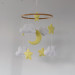 Celestial Moon and Stars Handmade Celestial Baby Mobile — Moon, Stars & Clouds